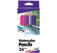 Pentel® Arts Water Color Pencils - 24 Assorted Colors