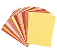 Assorted Warm Color Construction Paper