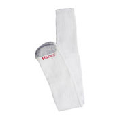 Hanes Men's White/Grey Tube Sock